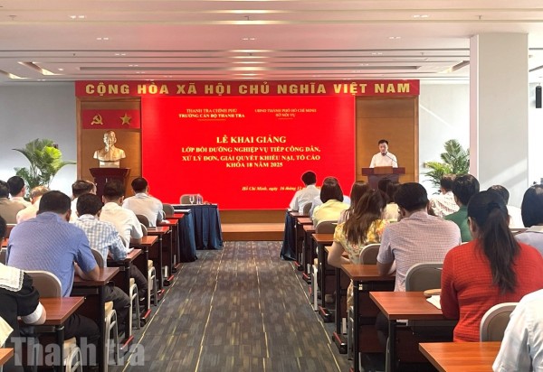 TP Hồ Chí Minh: Khai giảng lớp bồi dưỡng nghiệp vụ tiếp công dân, giải quyết khiếu nại, tố cáo khóa 18